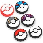 Switch Joycon Thumb Grip Caps, Soft Silicone Joystick Cover Compatible with Nintendo Switch/OLED/Switch Lite, Analog Stick Grips Button Covers for Switch,6pcs (A-Mix)