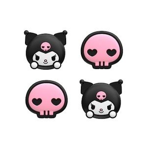 Yocore Switch Thumb Grip Caps,Soft Silicone Thumb Grips,Analog Soft Silicone Joystick Caps Stick Caps for Switch/OLED/Switch Lite,4 Pcs-KLM