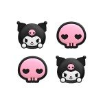 Yocore Switch Thumb Grip Caps,Soft Silicone Thumb Grips,Analog Soft Silicone Joystick Caps Stick Caps for Switch/OLED/Switch Lite,4 Pcs-KLM