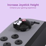 Yocore Switch Thumb Grip Caps,Soft Silicone Thumb Grips,Analog Soft Silicone Joystick Caps Stick Caps for Switch/OLED/Switch Lite,4 Pcs-KLM