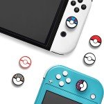 Switch Joycon Thumb Grip Caps, Soft Silicone Joystick Cover Compatible with Nintendo Switch/OLED/Switch Lite, Analog Stick Grips Button Covers for Switch,6pcs (A-Mix)
