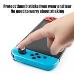 Switch Joycon Thumb Grip Caps, Soft Silicone Joystick Cover Compatible with Nintendo Switch/OLED/Switch Lite, Analog Stick Grips Button Covers for Switch,6pcs (A-Mix)