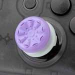 KontrolFreek FPS Freek Galaxy Performance Thumbsticks for Nintendo Switch | 1 Mid-Rise, 1 High-Rise Concave | Purple