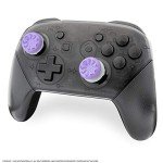 KontrolFreek FPS Freek Galaxy Performance Thumbsticks for Nintendo Switch | 1 Mid-Rise, 1 High-Rise Concave | Purple