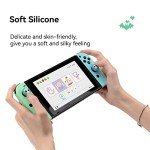 GeekShare 4PCS Cute Ghost Theme Thumb Grip Caps,Soft Silicone Joystick Cover Compatible with Switch/OLED/Switch Lite Only - Blue Phantom
