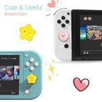 PERFECTSIGHT Switch Thumb Grips, Cute Joystick Caps Thumbstick Cover for Nintendo Switch Lite/Switch OLED, 4 PCS Analog Stick Button Cover for NS Joycon Controller Accessories,Star+Heart