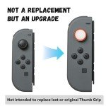 8-Pack Thumb Grips for Nintendo Switch Joycon, [Glow-in-The-Dark] Joystick Covers Compatible with Nintendo Switch/OLED/Switch Lite, Non-Slip Switch Joy Con Thumb Caps
