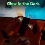 8-Pack Thumb Grips for Nintendo Switch Joycon, [Glow-in-The-Dark] Joystick Covers Compatible with Nintendo Switch/OLED/Switch Lite, Non-Slip Switch Joy Con Thumb Caps