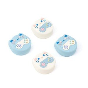 GeekShare Cute Animal Theme Thumb Grip Caps,Compatible with Switch/OLED/Switch Lite, Soft Silicone Joystick Cover,4PCS - Gaming Cat