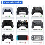 PlayVital Cute Thumb Grip Caps for ps5/4 Controller, Silicone Analog Stick Caps Cover for Xbox Series X/S, Thumbstick Caps for Switch Pro Controller - Cutie Kitty