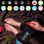 Epstur 28 Pieces Replacement Soft Silicone Cat Paw Design Thumb Grip Caps Thumb Grips Analog Stick Cover Compatible with Nintendo Switch, Switch Lite/OLED and Joy Con Controller