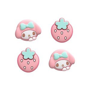 Yocore Switch Thumb Grip Caps,Soft Silicone Thumb Grips,Analog Soft Silicone Joystick Caps Stick Caps for Switch/OLED/Switch Lite,4 Pcs-MLD