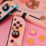 Owngen Cute Thumb Grip Caps for Nintendo Switch/Lite/OLED, Kawaii Magic Moon Joy-Stick Button Stick Cover 3D Analog Ergonomic Cap for NS Controller Joy-Cons (Luna)