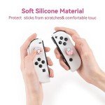 Yocore Switch Thumb Grip Caps,Soft Silicone Thumb Grips,Analog Soft Silicone Joystick Caps Stick Caps for Switch/OLED/Switch Lite,4 Pcs-MLD