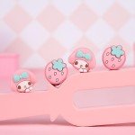 Yocore Switch Thumb Grip Caps,Soft Silicone Thumb Grips,Analog Soft Silicone Joystick Caps Stick Caps for Switch/OLED/Switch Lite,4 Pcs-MLD