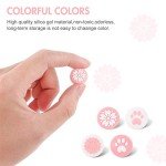 BENBO 8PCS Thumb Grip Caps, Cat Claw Design and Analog Sakura Grips Joystick Caps for Nintendo Switch & Switch Lite, Silicone Cover for Joy-Con Controller