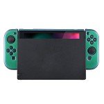 eXtremeRate PlayVital Cover for Nintendo Switch, Protective Case Protector for Switch, Shock-Absorbent Anti-Scratch Dockable Easy to Install Durable Hard Shell Game Accessories, Chameleon Green Purple