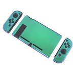eXtremeRate PlayVital Cover for Nintendo Switch, Protective Case Protector for Switch, Shock-Absorbent Anti-Scratch Dockable Easy to Install Durable Hard Shell Game Accessories, Chameleon Green Purple
