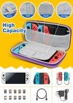 Xcitifun Carrying Case Designed for Nintendo Switch for Kids Girls Boys Cute Kawaii Travel Carry Bag for Switch/Lite/OLED 10 Game Cartridge Switch Protective Cover Carrying Cases - Sweetheart