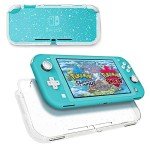 DLseego Protective Case for Nintendo Switch Lite, Glitter Bling Soft TPU Cover with Shock-Absorption and Anti-Scratch Design Protective Case - Crystal Glitter