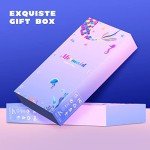 homicozy Purple Mermaid Hard Carrying Case for Nintendo Switch,Soft TPU Protective Case Cover with Portable Travel Case Compatible with Nintendo Switch for Girls