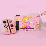 TIKOdirect Protective Case for Switch, Soft Full Skin Protective Cover with Pretty Cute Pattern, Silicone Slim Shockproof Back and Grip Case Only for Switch 2017, Princess
