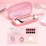 GeekShare Switch Carrying Case for Nintendo Switch/OLED,Portable Switch Case, Slim Hardshell Travel Carrying Case fit Switch Console & Game Accessories - Star Wings Series