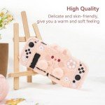 GeekShare Cute Plush Protective Case Cover Compatible with Standard Switch - Shock-Absorption and Anti-Scratch Skin Case for Switch - Plush Rabbit (for Switch 2017)