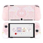 GeekShare Protective Case Compatible with Switch OLED Console - Slim Cover Case with Ergonomic Design for Switch Model- Star Wings (For OLED Model)