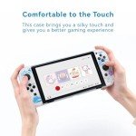GeekShare Protective Case Slim Cover Case Compatible with Standard Switch Only - Shock-Absorption and Anti-Scratch Cover Skin for Switch - Shark Party (for Switch OLED Model)