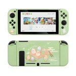GeekShare Protective Case Compatible with Switch, Soft TPU Slim Case Cover Compatible with Switch Console and Joy Con (Little Parrots)