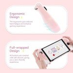 GeekShare Protective Case Compatible with Switch OLED Console - Slim Cover Case with Ergonomic Design for Switch Model- Star Wings (For OLED Model)