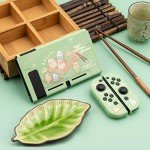 GeekShare Protective Case Compatible with Switch, Soft TPU Slim Case Cover Compatible with Switch Console and Joy Con (Little Parrots)