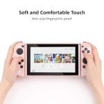 GeekShare Protective Case for Switch, Soft TPU Slim Case Cover Compatible with Switch Console and Joy Con -Steamed Bun Rabbit (for Switch 2017)