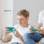 Switch Lite Case Protective Case for Nintendo Switch Lite, Compatible with Nintendo Switch Lite Screen Protector Cover Hand Grip Case with Detachable TPU+Built-in PC Screen + 2 Thumb Grip Caps, Blue