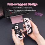 GeekShare Protective Case for Switch OLED Model,Anti-Scratch Slim Cover Case Compatible with Switch OLED Separable Soft Silicone Shell with 2 Thumb Grip Caps- Sweetheart Skull