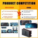 SadSkins Full Wrap Skin , Anime Switch OLED Protector Skin Cover Matte Vinyl Decal Stickers（Only Switch OLED）