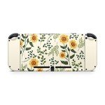 Tacky Design Sunflowers Skin Compatible with Nintendo Switch Skin Wrap Cover, Flower Skin for Nintendo Switch Stickers, Premium Vinyl 3M Full Wrap Decal, Compatible with Joy-Con, Console, Dock