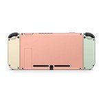 Tacky Design Pastel Classic Skin Compatible with Nintendo Switch Skin Wrap Cover, Color Blocking Skin for Nintendo Switch Stickers, Premium 3M Vinyl Full Wrap Decal.
