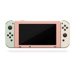 Tacky Design Pastel Classic Skin Compatible with Nintendo Switch Skin Wrap Cover, Color Blocking Skin for Nintendo Switch Stickers, Premium 3M Vinyl Full Wrap Decal.