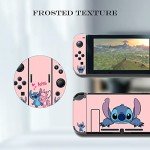 PERFECTSIGHT Cute Skin Sticker Compatible with Nintendo Switch, Kawaii Cartoon Vinyl Decal, Pretty Pattern Full Set Wrap Protective Film for NS Console & Joy-Con Controller & Dock (Stic)