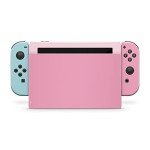 Tacky Design Pastel Pink Classic Skin Compatible with Nintendo Switch Skin Wrap Cover, Colorwave Blocking Skin for Nintendo Switch Stickers, Premium Vinyl 3M Full Wrap Decal.
