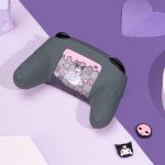 Kuitmor Switch Pro Controller Skin Set,Cute Soft Silicone Protective Cover Skin,Anti-Slip Protective Case for Switch Pro Controller with 2 Thumb Grip Caps and 1 Sticker