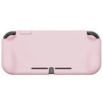 PlayVital ZealProtect Protective Case for Nintendo Switch Lite, Ergomomic Grip Hard Cover - Durable Shock-absorbent Anti-Scratch with Screen Protector & Thumb Grip Button Caps, Cherry Blossoms Pink
