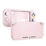 eXtremeRate Cherry Blossoms Pink DIY Replacement Shell for Nintendo Switch Lite, NSL Handheld Controller Housing with Screen Protector, Custom Cover for Nintendo Switch Lite [Console NOT Included]