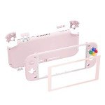 eXtremeRate Cherry Blossoms Pink DIY Replacement Shell for Nintendo Switch Lite, NSL Handheld Controller Housing with Screen Protector, Custom Cover for Nintendo Switch Lite [Console NOT Included]