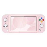 eXtremeRate Cherry Blossoms Pink DIY Replacement Shell for Nintendo Switch Lite, NSL Handheld Controller Housing with Screen Protector, Custom Cover for Nintendo Switch Lite [Console NOT Included]