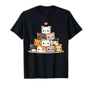 Cat Cute Cats Anime Kawaii T-Shirt