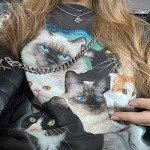 PEXIZUAN Goth Harajuku Kawaii Print O-Neck T-Shirt Y2K Casual Streetwear Super fire Fashion T-Shirt Plus Size Women's Clothes Cute(XL,Black)