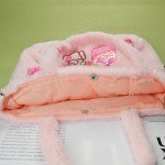 Cute Medy Plush Crossbody Bag with Adjustable Shoulder Strap, Kawaii Handbag with Buckle, Kitty Family Wallet Purse Shoulder Bag Coin Pouch Accessories for Women Girls